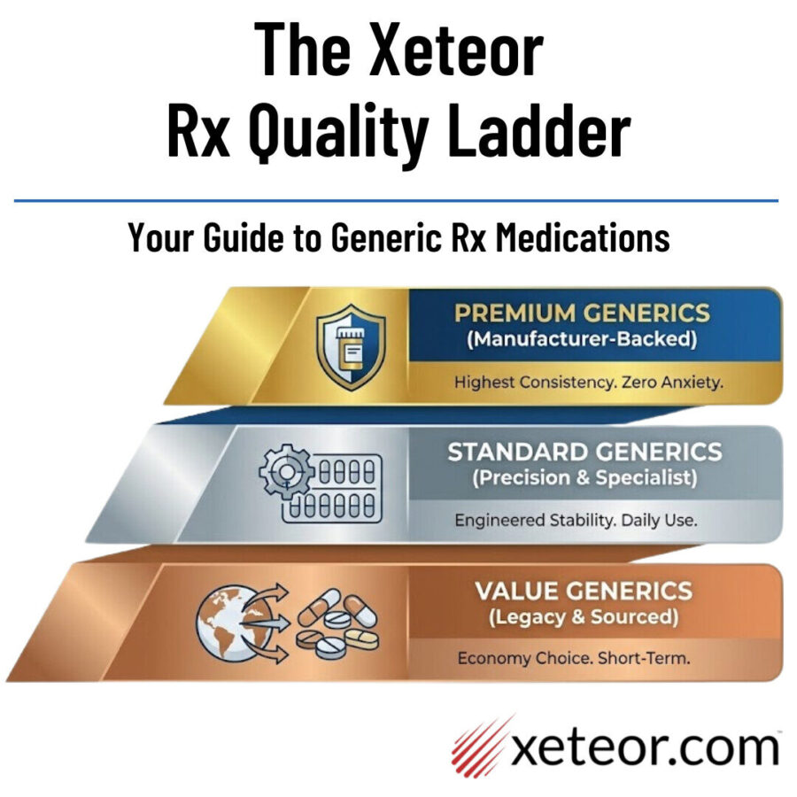 The xeteor rx quality ladder